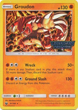 Groudon [Legendary Pokemon] #81 Pokemon Celestial Storm