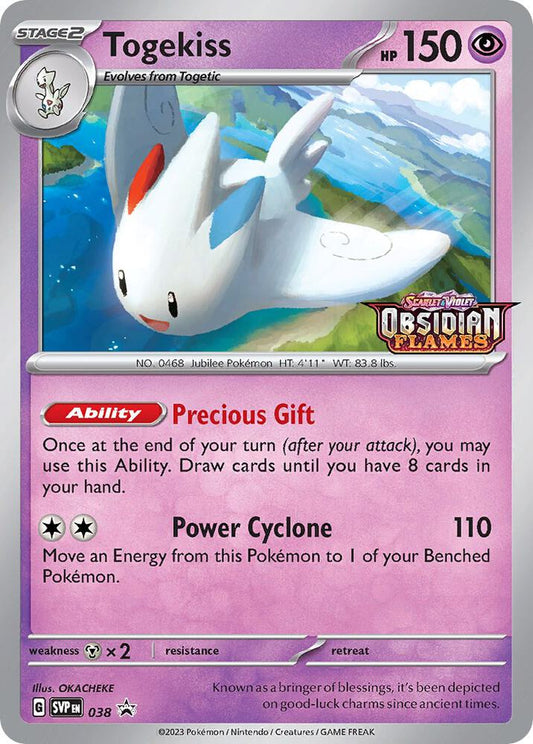 Togekiss - 038 (Prerelease) - SV: Scarlet & Violet Promo Cards (SVP)spñ