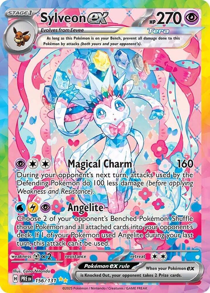 Sylveon ex - 156/131 - SV: Prismatic Evolutions (PRE
