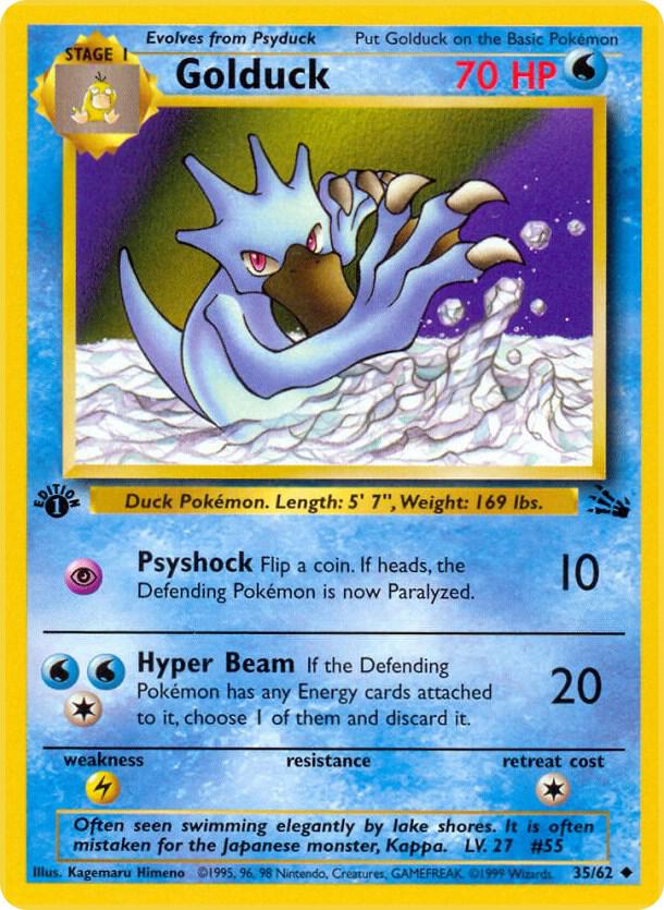 Golduck - Fossil (FO)unlimited