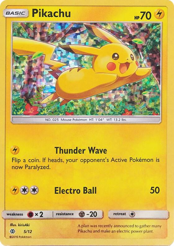 Pikachu - 5/12 - McDonald's Promos HP