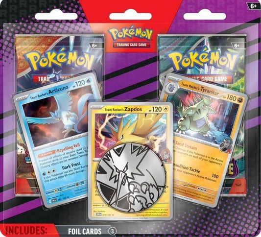 2-Pack Blister Pack [Team Rocket's Articuno, Zapdos & Tyranitar] - Miscellaneous Cards & Products (MCAP)