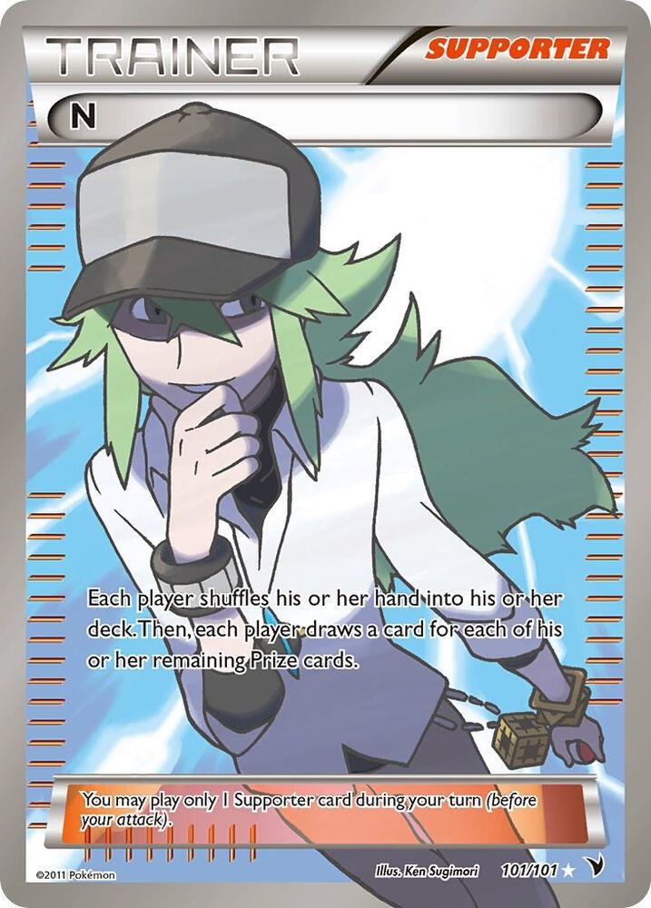 N (Supporter) (Full Art) - Noble Victories (NVI)
Noble Victories