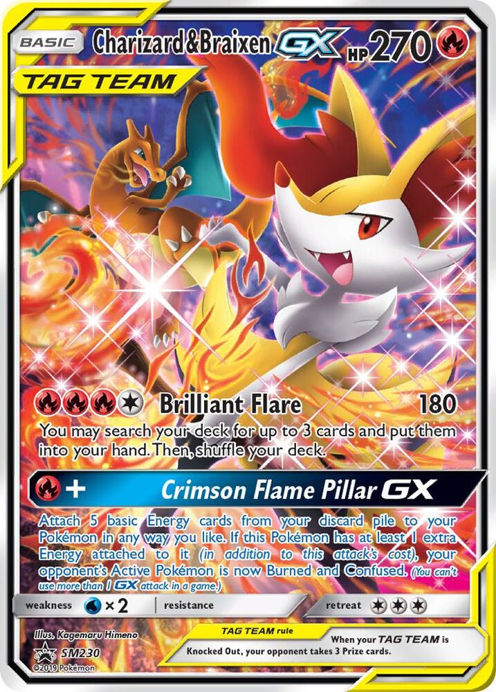 Charizard & Braixen GX - SM230 - SM Promos (SMP