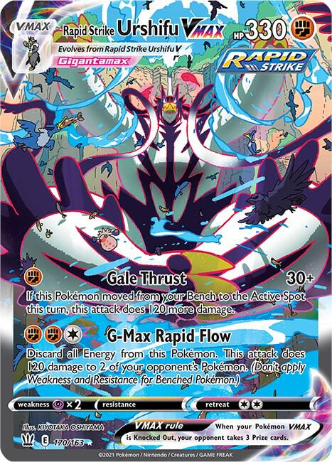 Rapid Strike Urshifu VMAX (Alternate Art Secret) - SWSH05: Battle Styles (SWSH05)