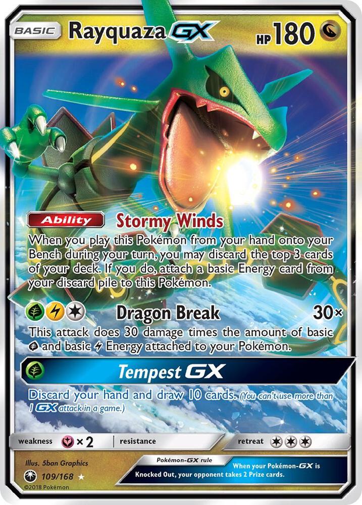 Rayquaza GX - SM - Celestial Storm (CES)