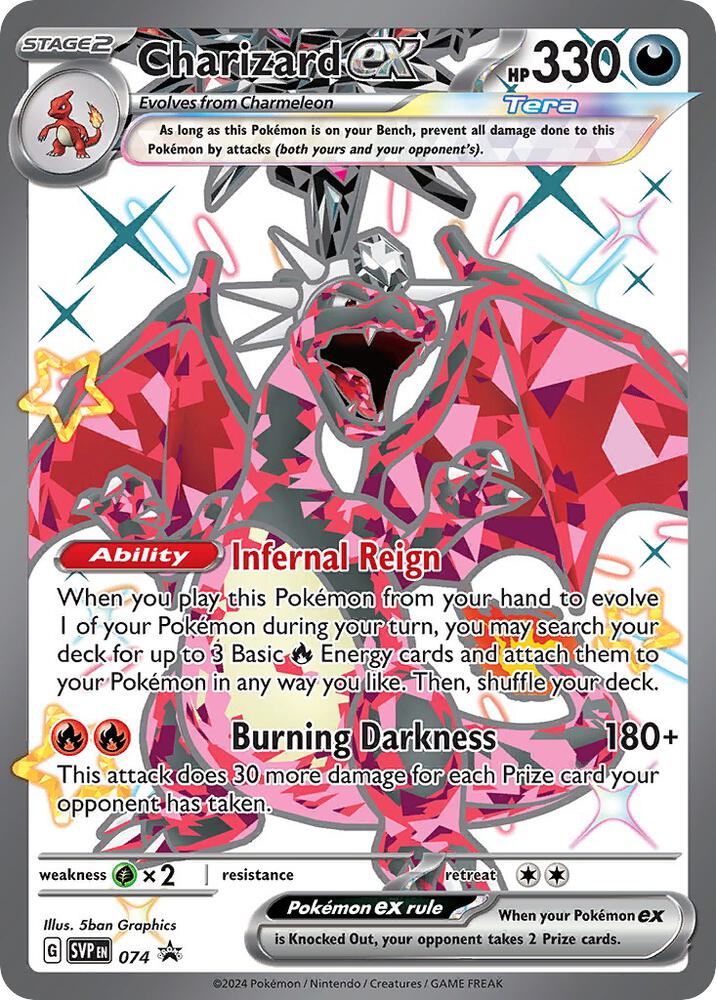 Charizard ex - 074 - SV: Scarlet & Violet Promo Cards (SVP)español
