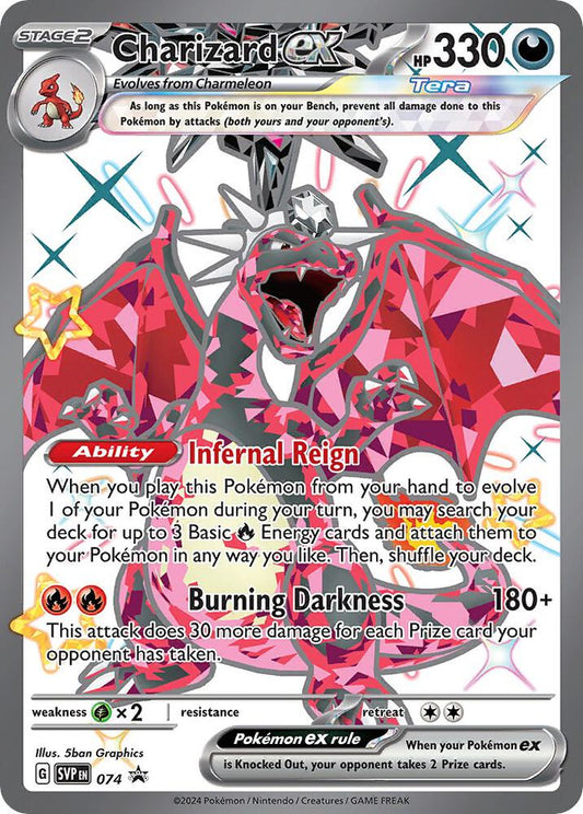 Charizard ex - 074 - SV: Scarlet & Violet Promo Cards (SVP)español