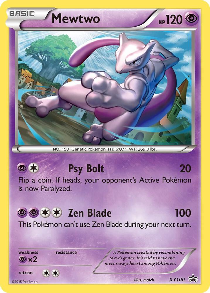 Mewtwo - XY100 - XY Promos (PR) Holo