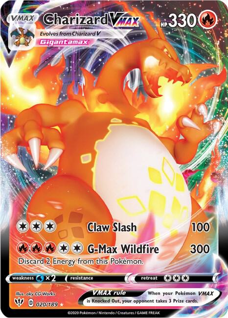 Charizard VMAX - SWSH03: Darkness Ablaze (SWSH03)(español)
