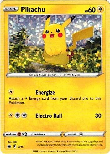 Pikachu - 7/15 - McDonald's Promos 2022 (M22)español