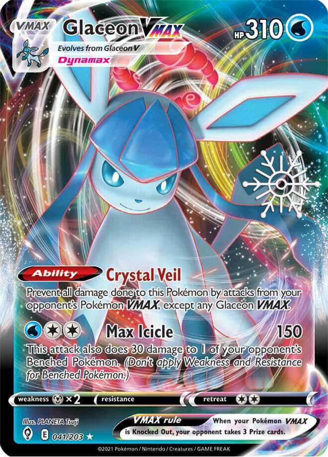 Glaceon VMAX - 041/203 (Holiday Calendar) - Miscellaneous Cards & Products (MCAP)