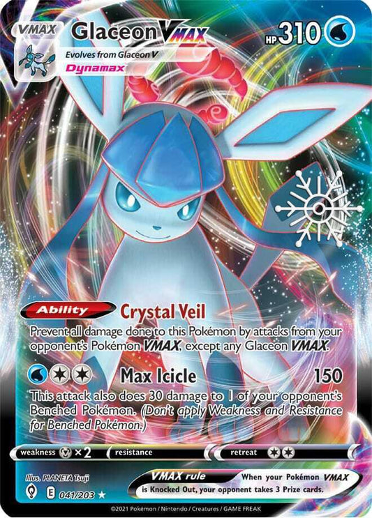 Glaceon VMAX - 041/203 (Holiday Calendar) - Miscellaneous Cards & Products (MCAP)