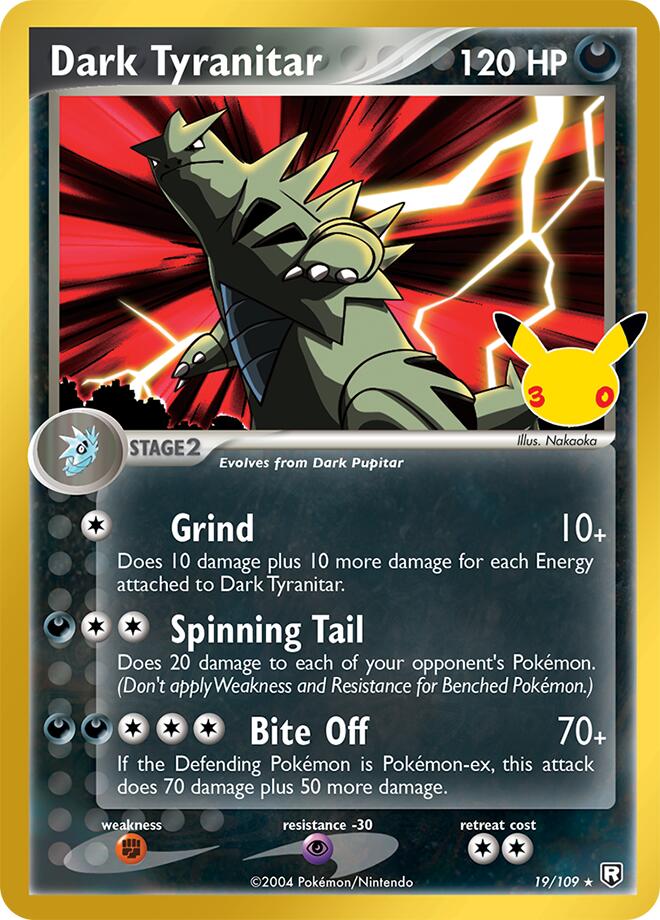 Dark Tyranitar - ME: 30th Celebration Classic Collection (30C)
ME: 30th Celebration Classic Collection