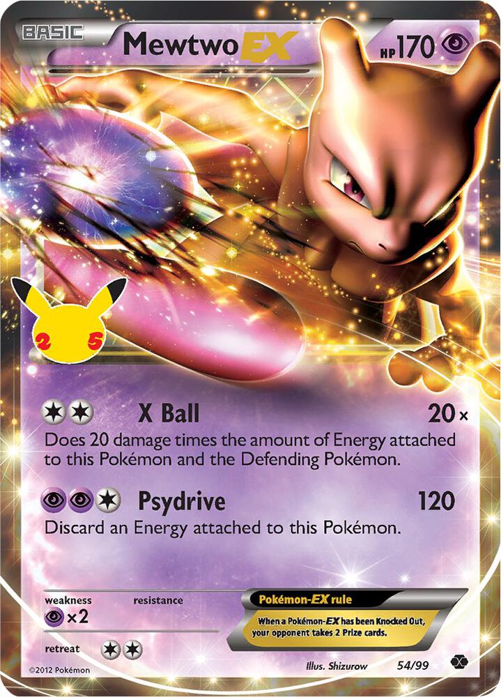 Mewtwo EX - Celebrations: Classic Collection (CCC)(español)