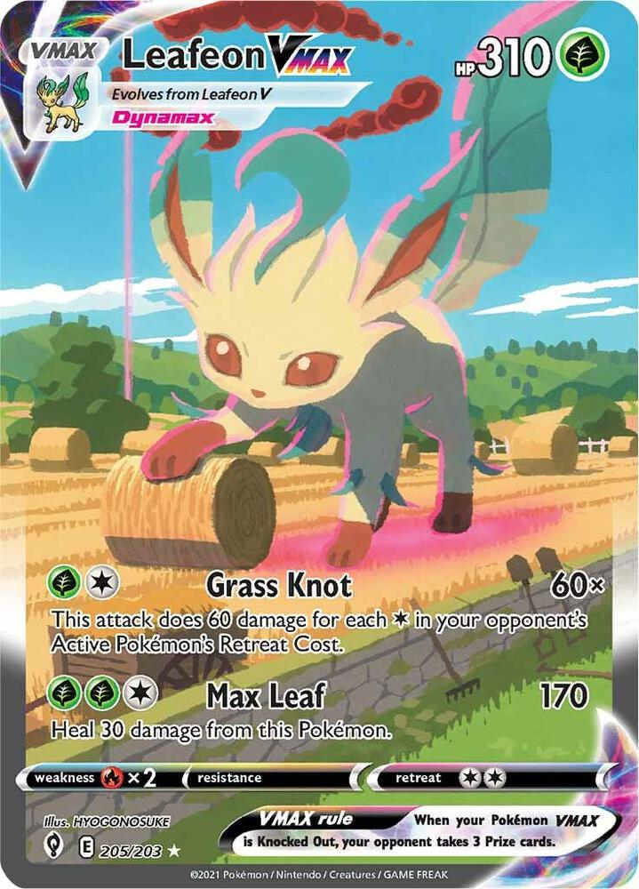 Leafeon VMAX (Alternate Art Secret) - SWSH07: Evolving Skies (SWSH07)
SWSH07: Evolving Skies