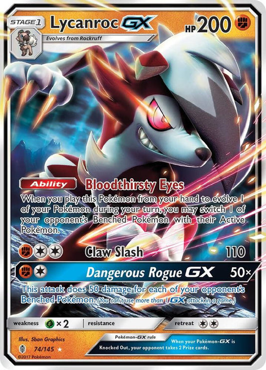 Lycanroc GX - SM - Guardians Rising (SM02)esp