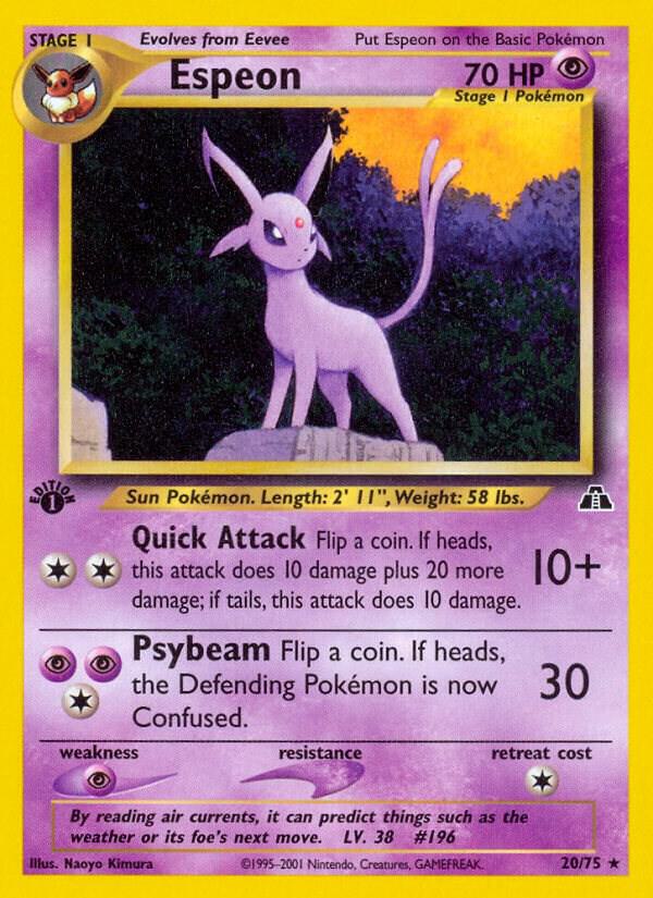 Espeon (20) - Neo Discovery (N2) Unlimited  Lp