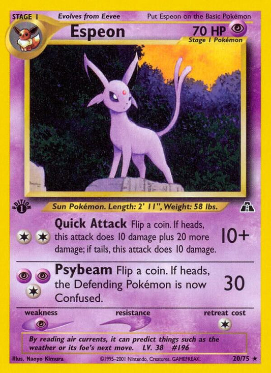 Espeon (20) - Neo Discovery (N2) Unlimited  Lp