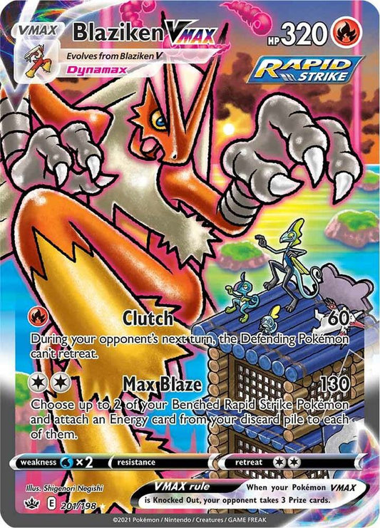 Blaziken VMAX (Alternate Art Secret) - SWSH06: Chilling Reign (SWSH06)
SWSH06: Chilling Reign