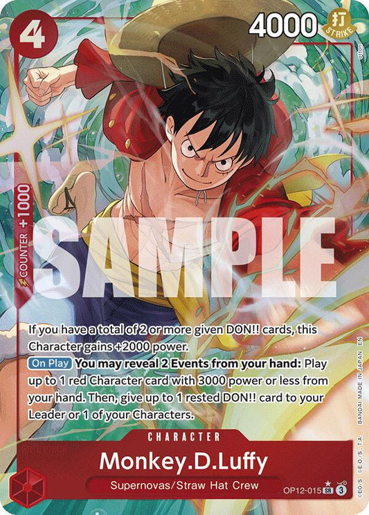 Monkey.D.Luffy [Alternate Art] OP12-015 Prices | One Piece ...