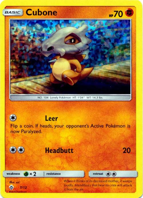 Cubone - 7/12 - McDonald's Promos 2018 (M18)
McDonald's Promos 2018