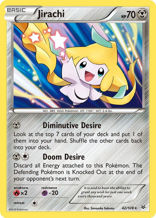 Jirachi - XY - Roaring Skies (ROS)
XY - Roaring Skies Holo