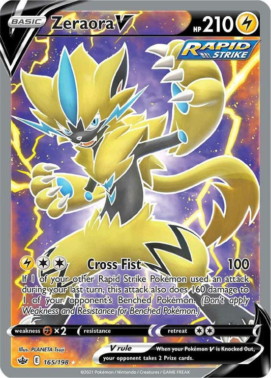 Zeraora V (Full Art) - SWSH06: Chilling Reign (SWSH06)