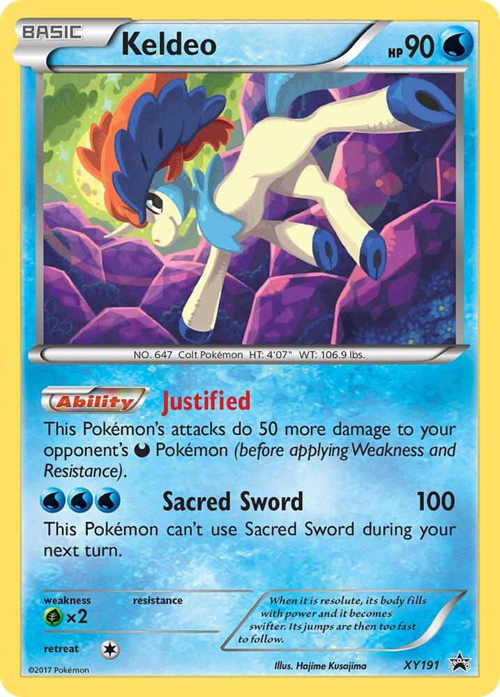 Keldeo - XY191 - XY Promos (PR)
XY Promos Holo