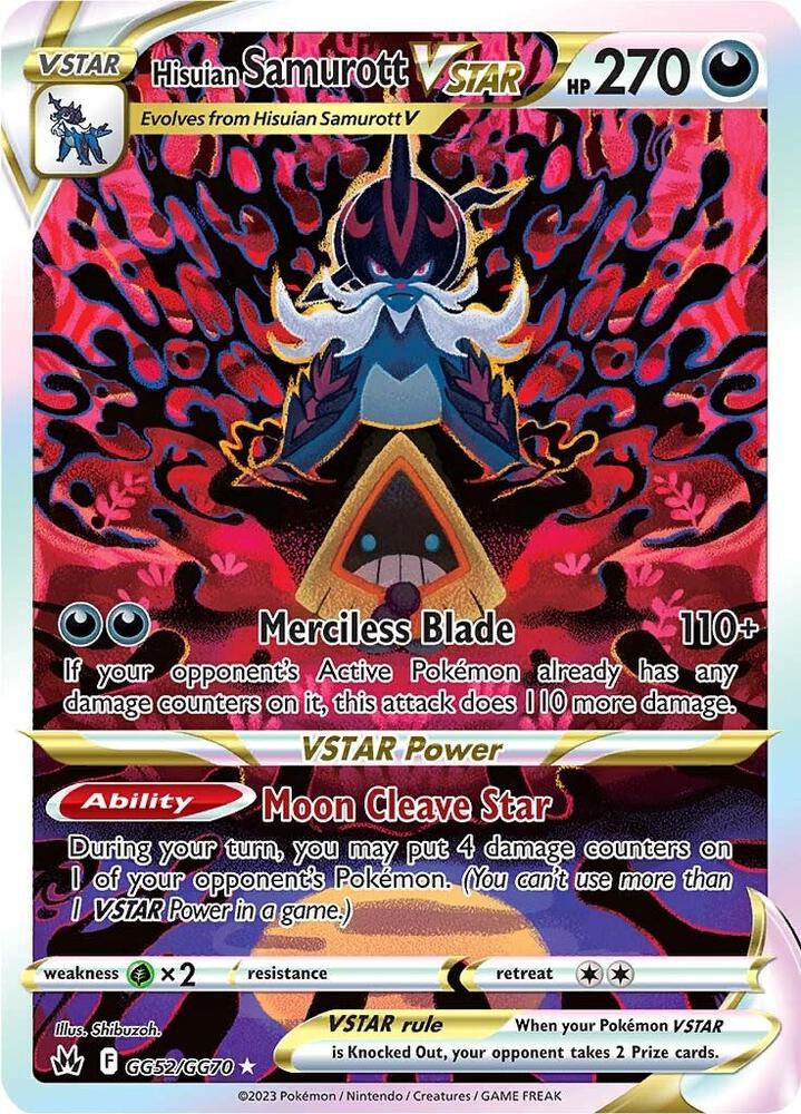 Hisuian Samurott VSTAR - Crown Zenith: Galarian Gallery (CRZ:GG)(español)
