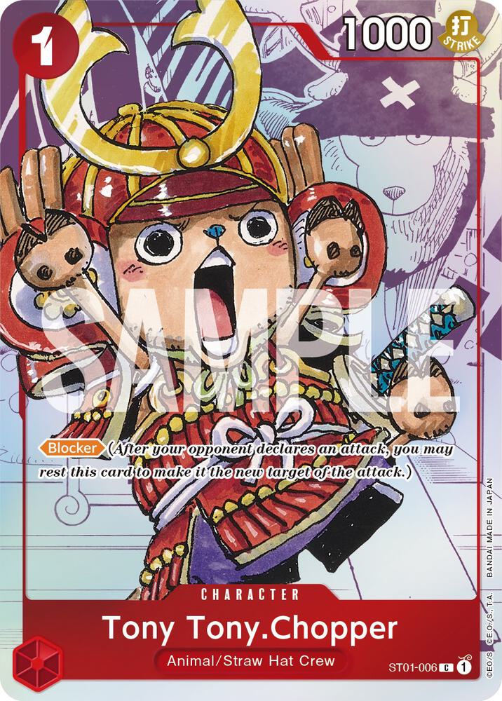 Tony Tony.Chopper - ST01-006 (Alternative Art) - One Piece Promotional Cards (OP-PR)