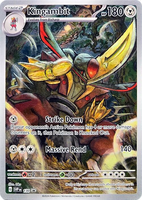 Kingambit - 130 - SV: Scarlet & Violet Promo Cards (SVP) español