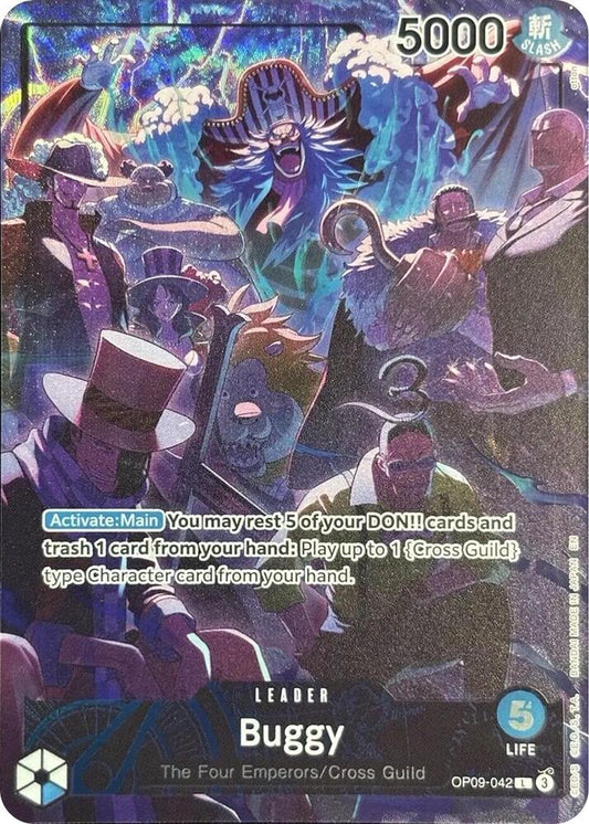 Buggy (Versión en inglés, Set del 2.º aniversario) - Tarjetas promocionales de One Piece (OP-PR)