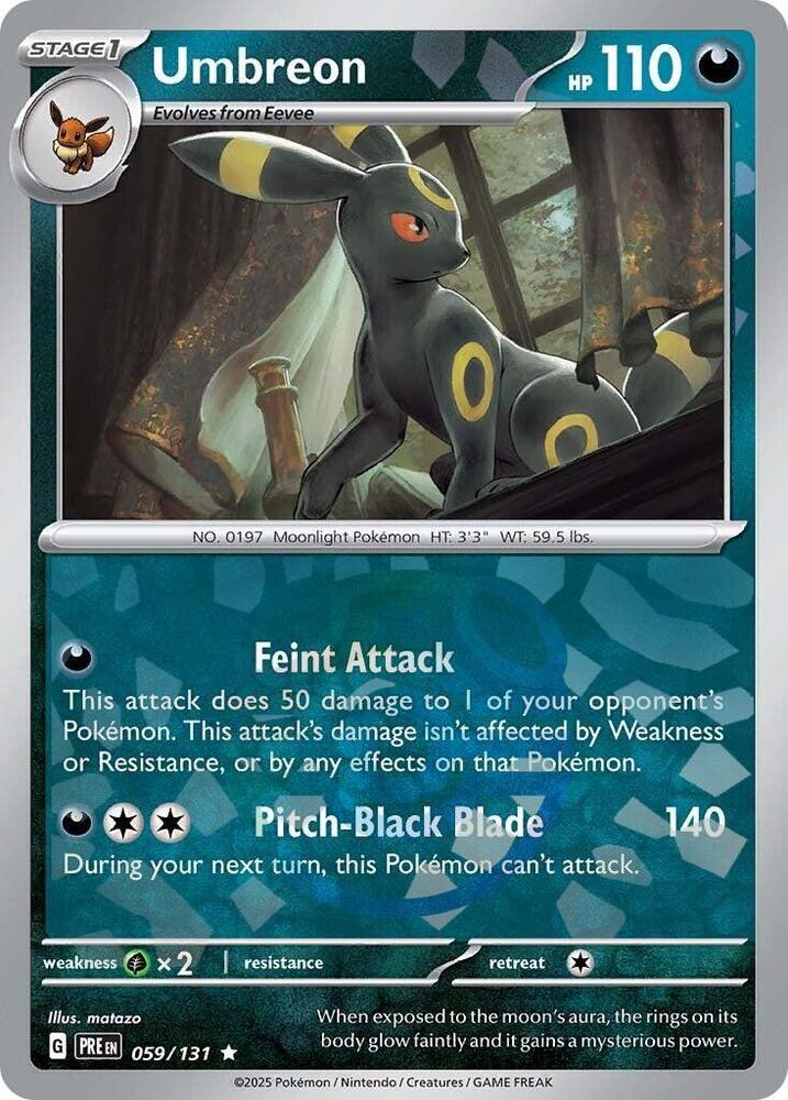 Umbreon (Master Ball Pattern) - SV: Prismatic Evolutions (PRE