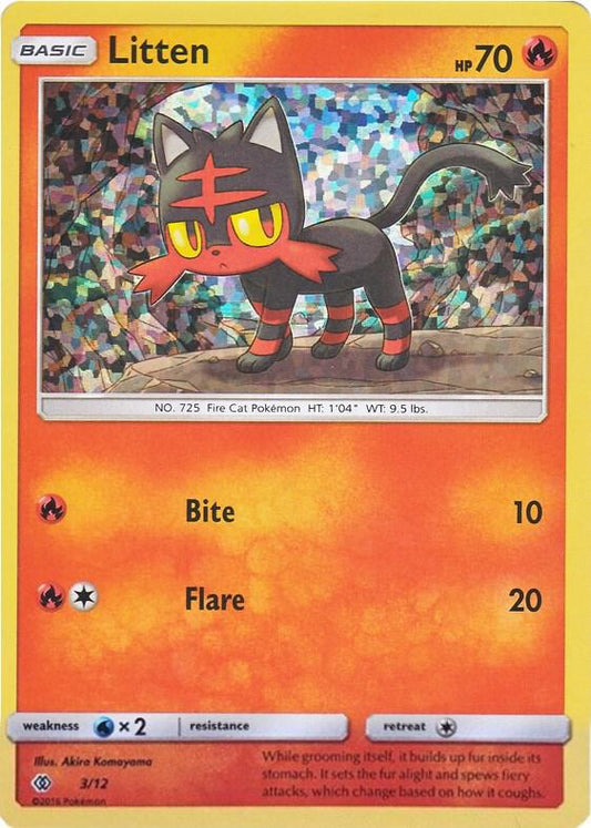 Litten - 3/12 - Promociones McDonald's 2017 (M17)dm
