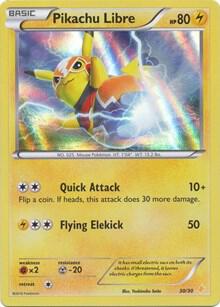 Pikachu Libre (30 - Holo) - XY Trainer Kit: Pikachu Libre & Suicune (PR)
