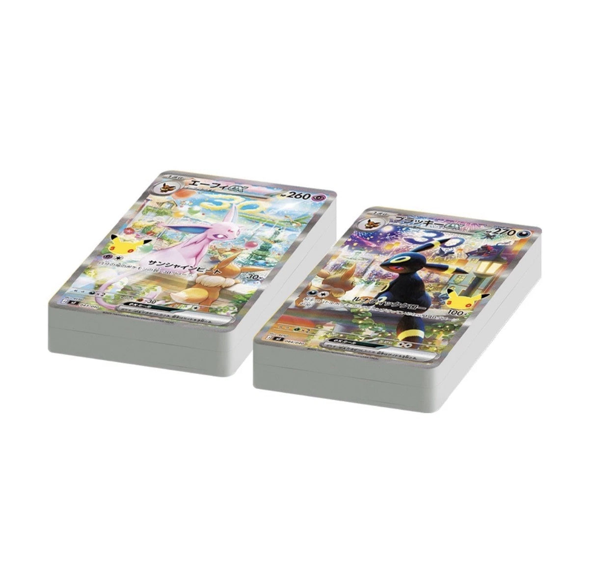 PREVENTA MEGA 30th Celebration Premium Deck Set Espeon Umbreon Pokémon Japoneses-